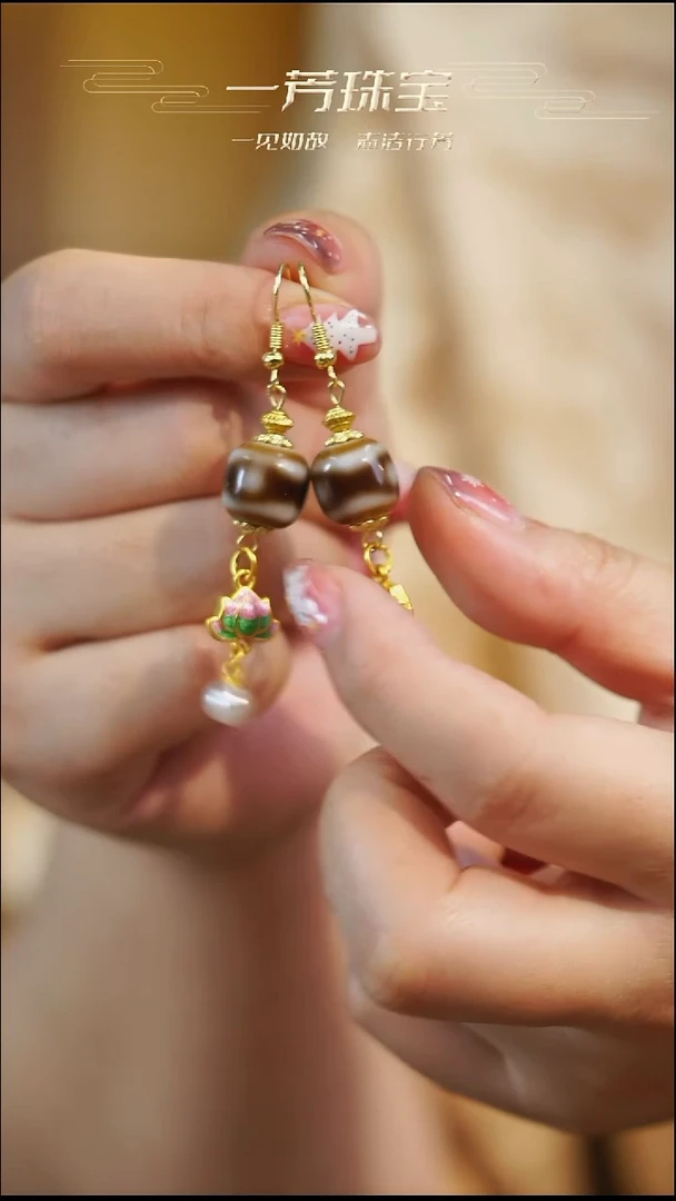 未镶嵌手链水晶三眼耳环