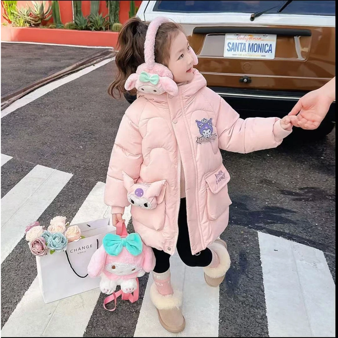 【XY0093】2024秋冬款儿童冬季新款双倍加棉加厚棉服外套