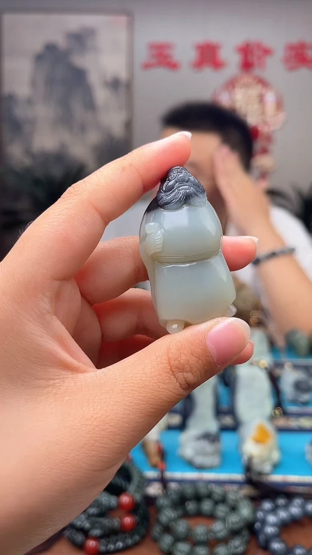 和田玉未镶嵌挂件1