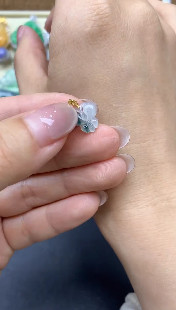 【闪购商品】翡翠颈饰18K金镶嵌5-中国好珍宝