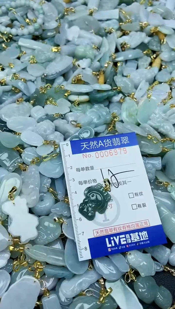 【闪购商品】翡翠颈饰未镶嵌天然A货翡翠