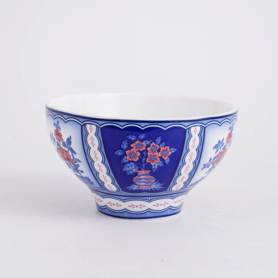 【一切美好】《顺遂保平》 12.6CM  米饭碗 高温釉中