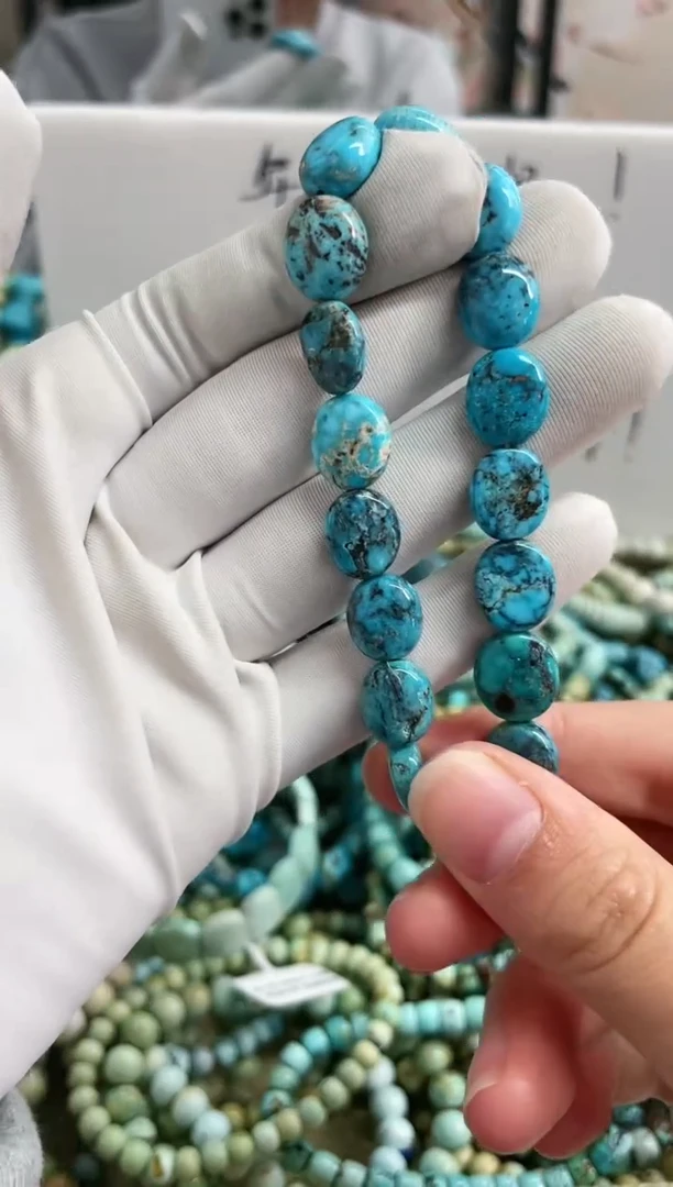 【闪购商品】绿松石珠宝奇石未镶嵌10mm+