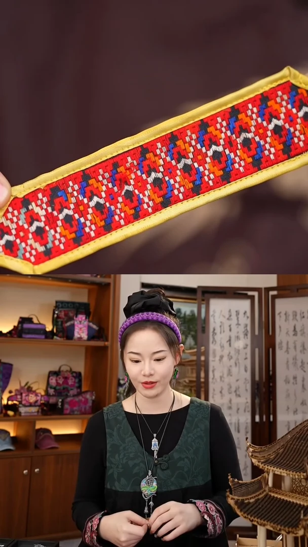 【闪购商品】刺绣黔东南苗族刺绣A752