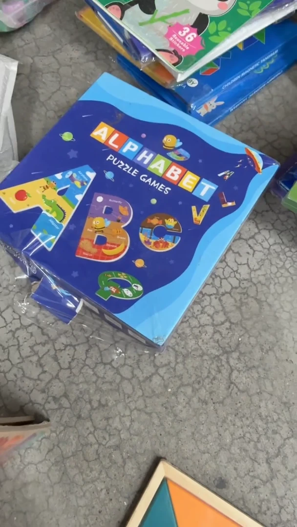 木英文认知盒玩具