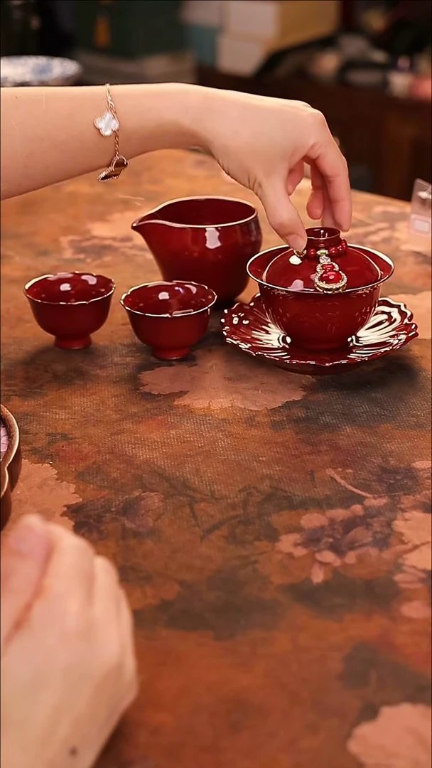 【闪购商品】陶瓷茶具（无礼盒无茶盘）@@A11980