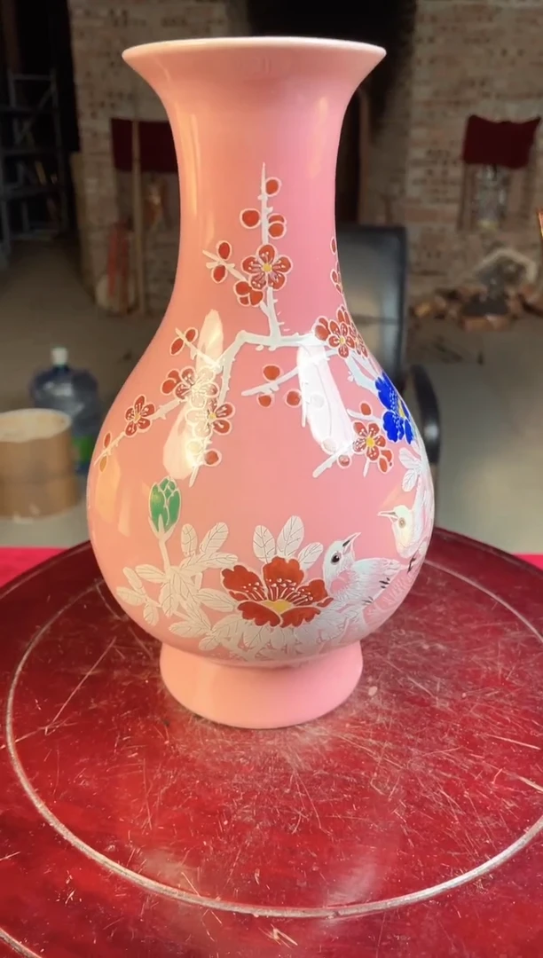 摆件陶景德镇精美瓶