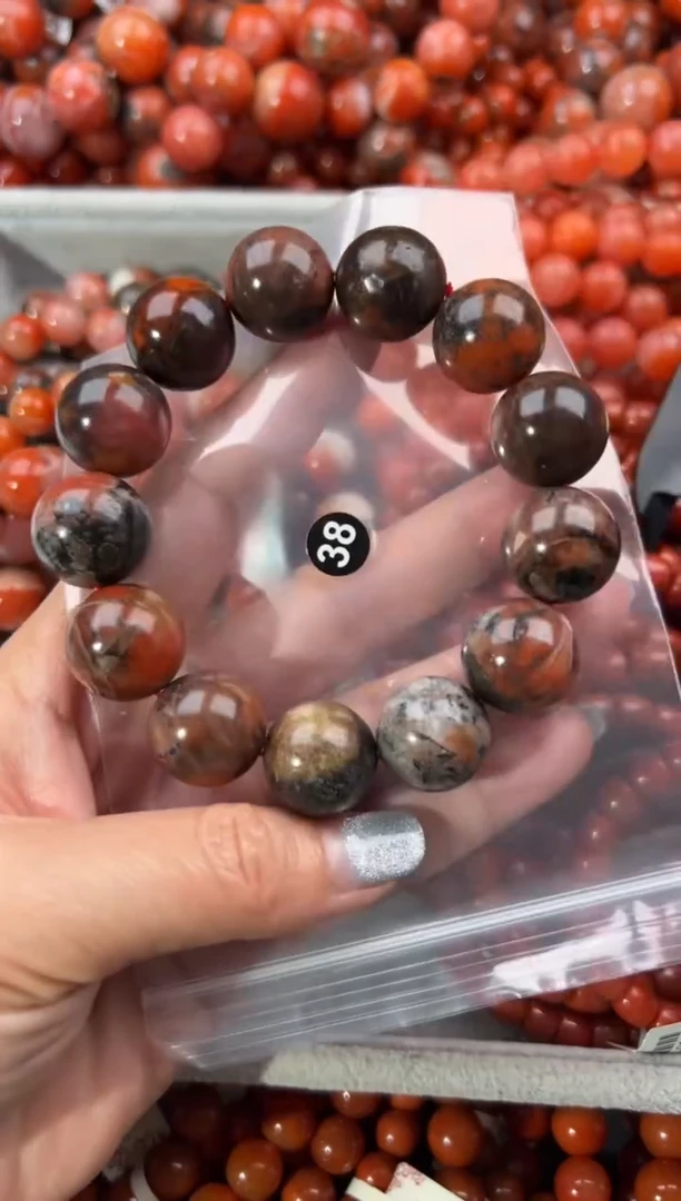 未镶嵌手串南红玛瑙17+