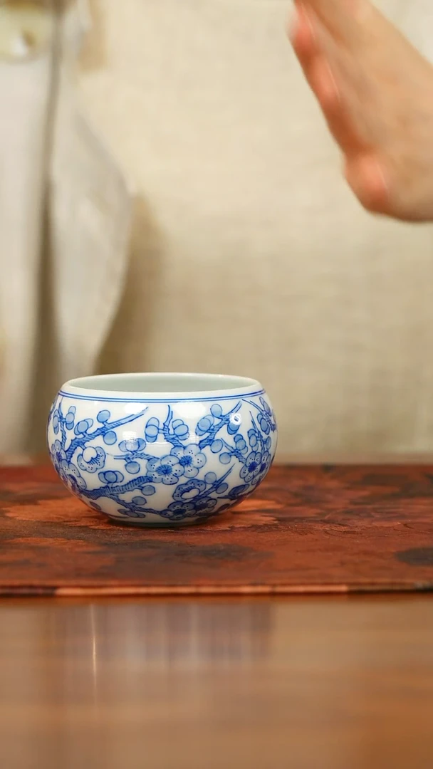 杯景德镇陶瓷杯碗柴烧多人W75