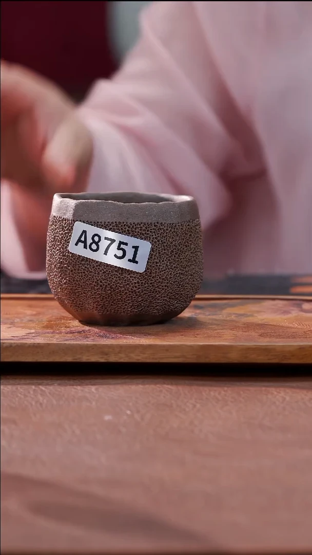 茶具A8751裸烧铁胎冰烟杯