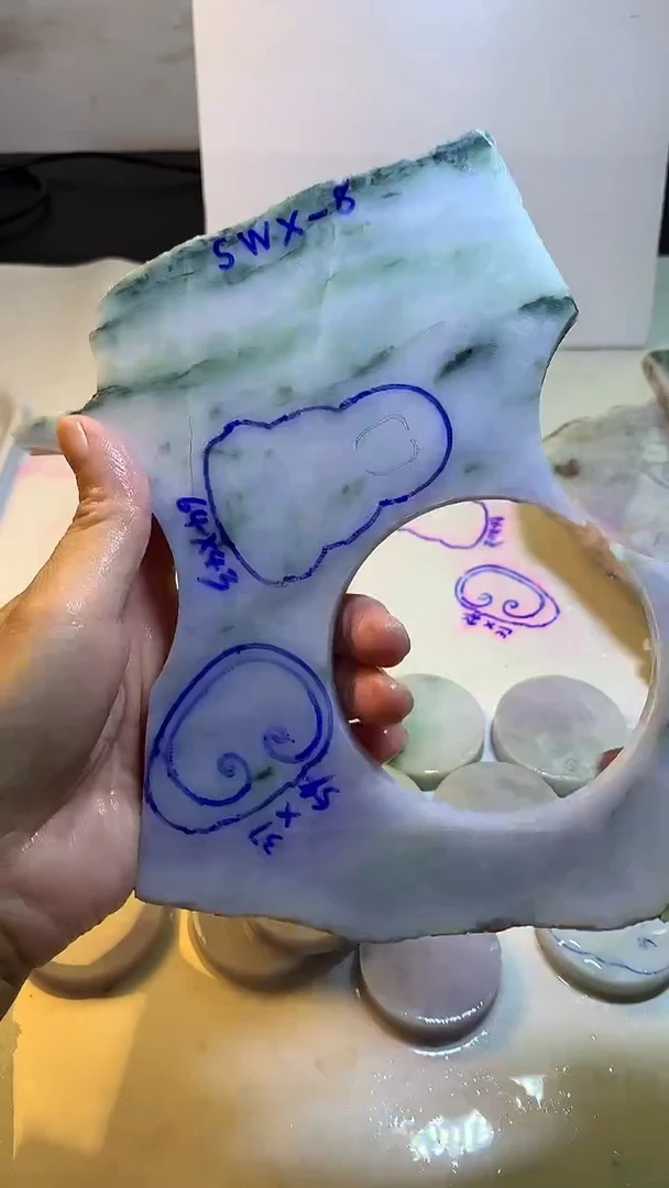 散珠翡翠翡翠玉石