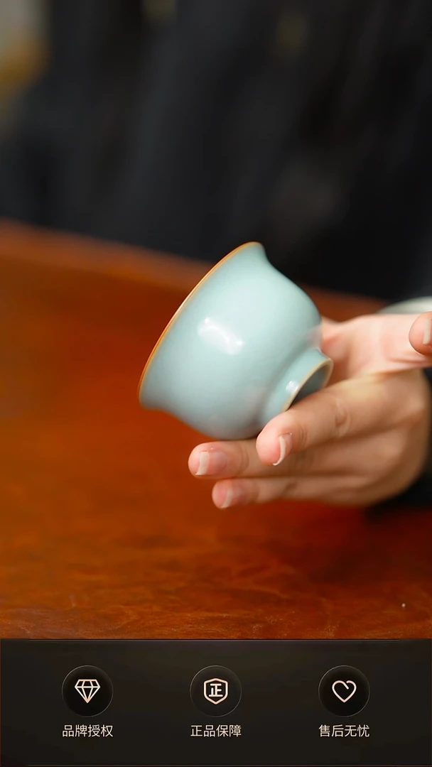 一级铜口小压手杯 礼盒