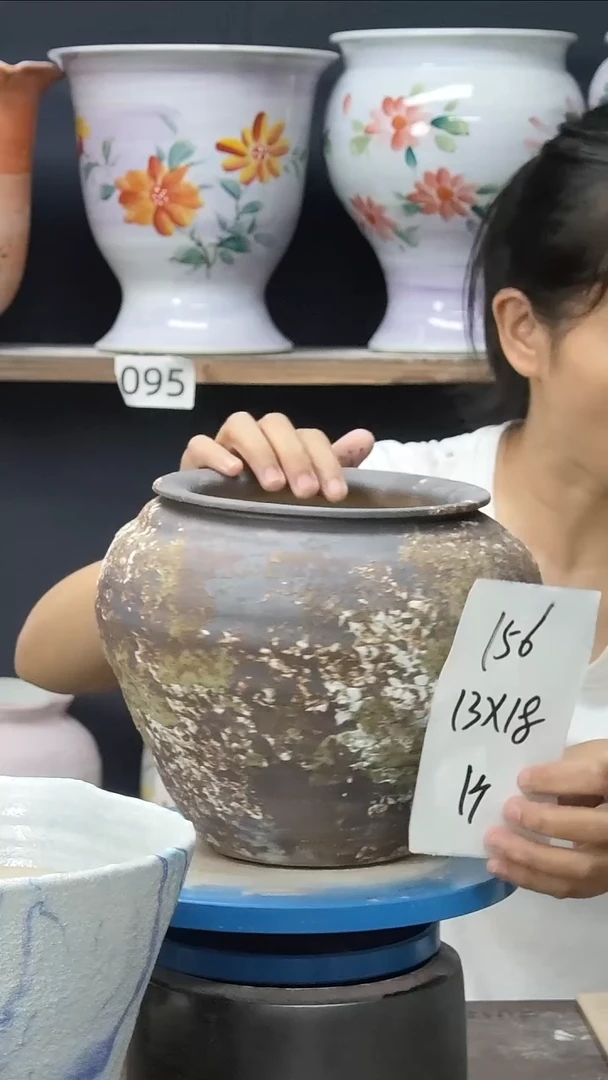 景德镇花盆默认微瑕156