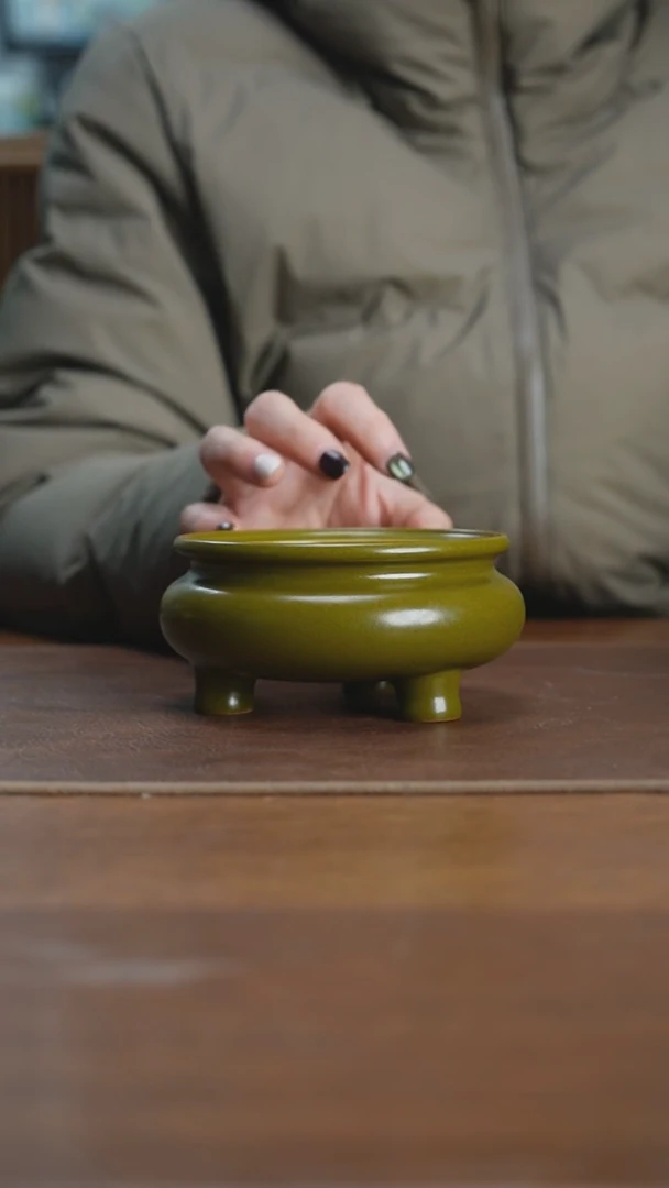 【闪购商品】杯景德镇茶叶末鬲式炉