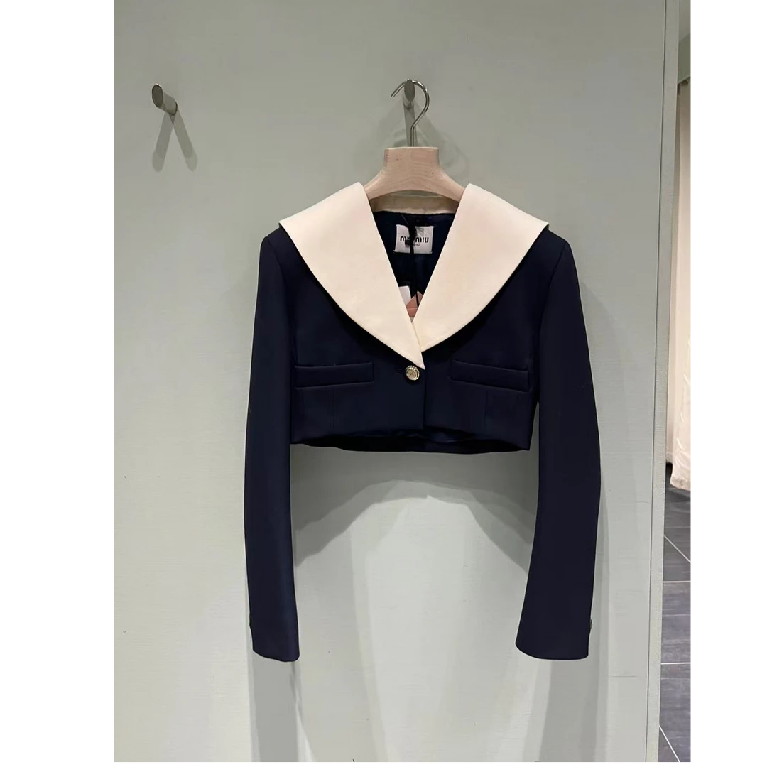 99新 MIU MIU/缪缪 双双臻选/vv02568/缪缪外套/38