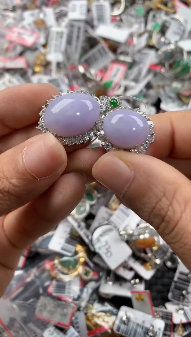 银S925镶嵌戒指翡翠333            3