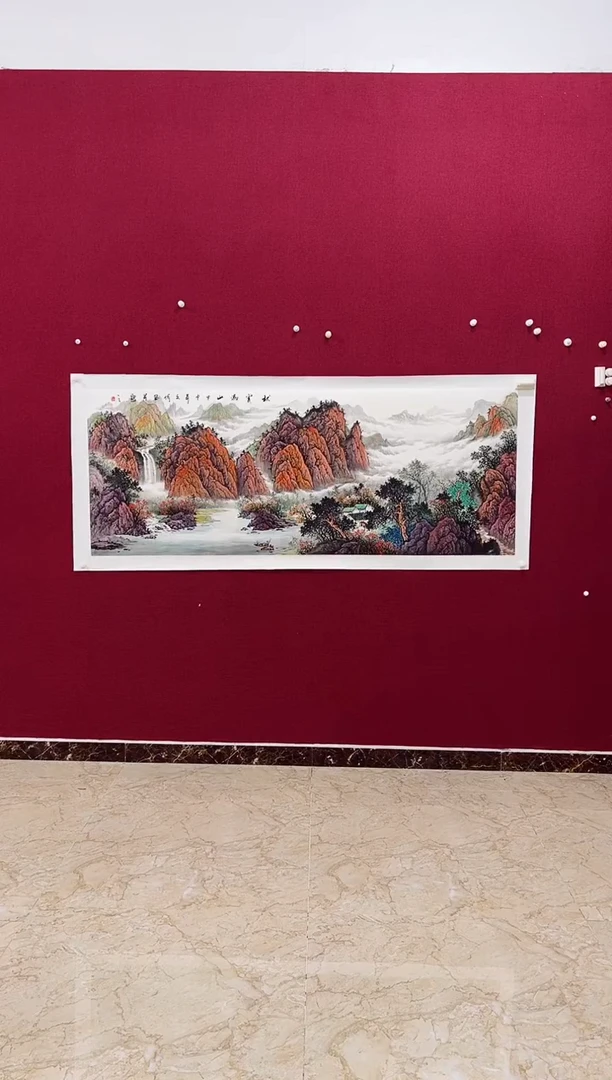 国画月****?师文娟的国画作品