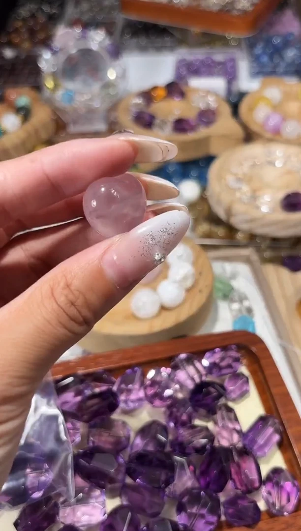 水晶手串未镶嵌H31粉爱心