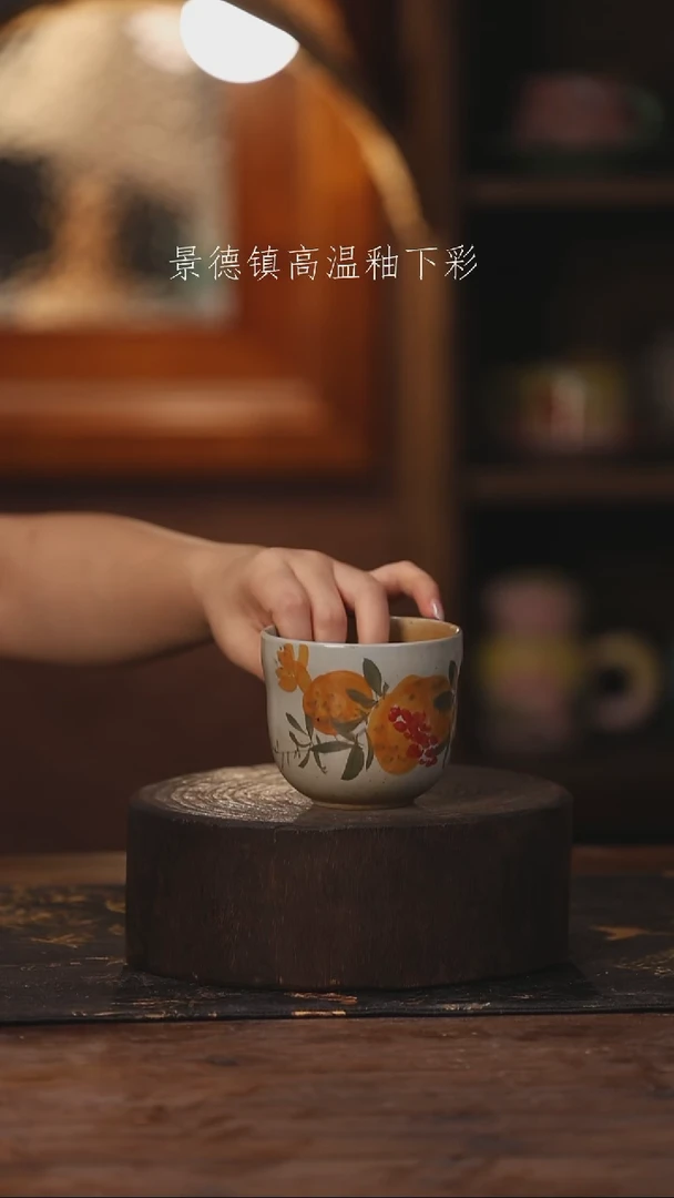 陶瓷景德镇高温釉下手绘陶瓷483