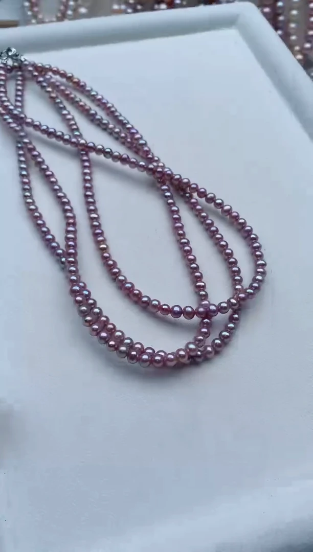 项链合金淡水珍珠多样性发其一，非无暇