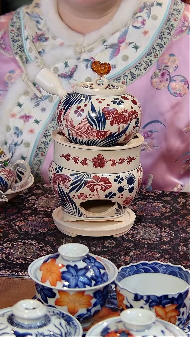 茶具侧把壶＋碳炉一套。。。。。。。。。。。