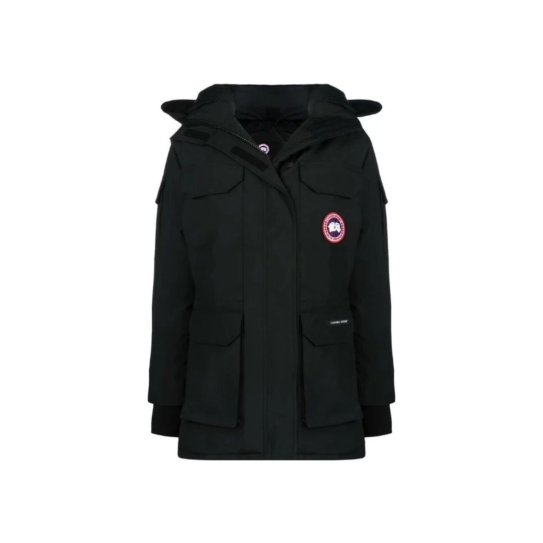 未使用 CANADA GOOSE  女士黑色羽绒服4126248000003