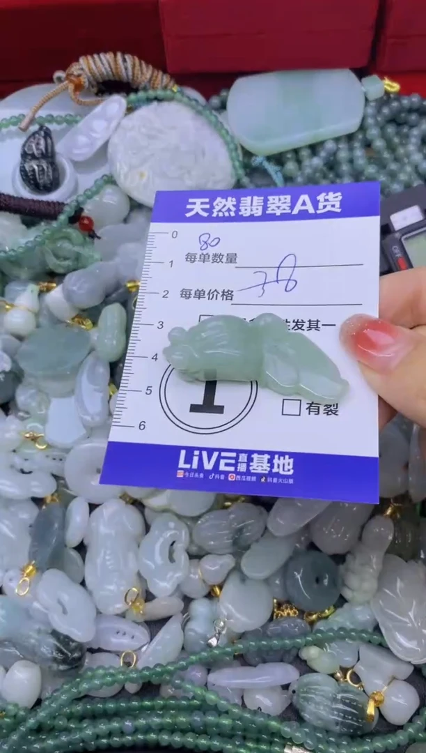 颈饰未镶嵌翡翠天然翡翠A货批量多样性发一件