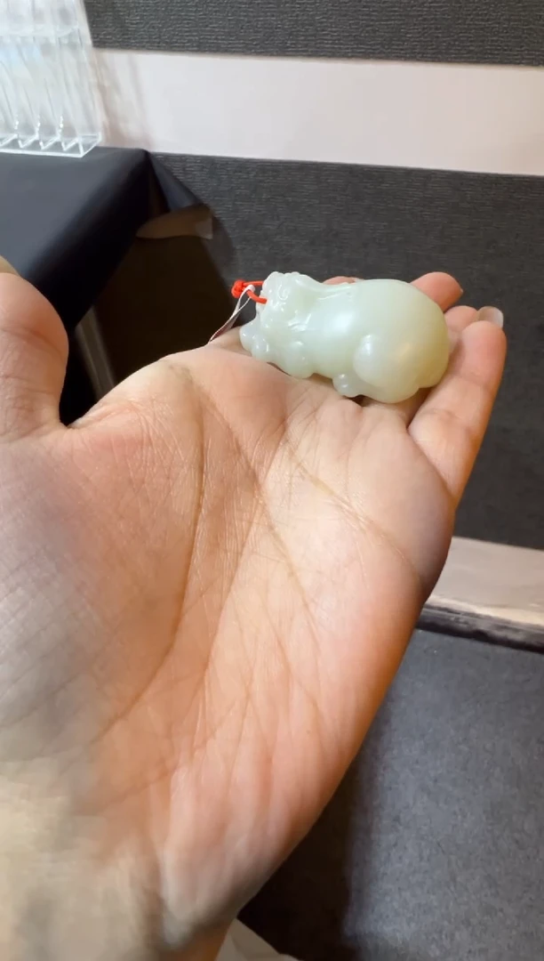 吊坠(赠链)未镶嵌和田玉天泰白玉貔貅（产地直发）