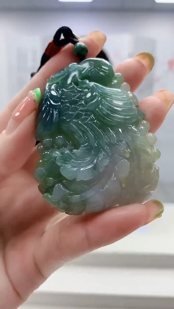 未镶嵌定制翡翠4829ry-毛货挂件91