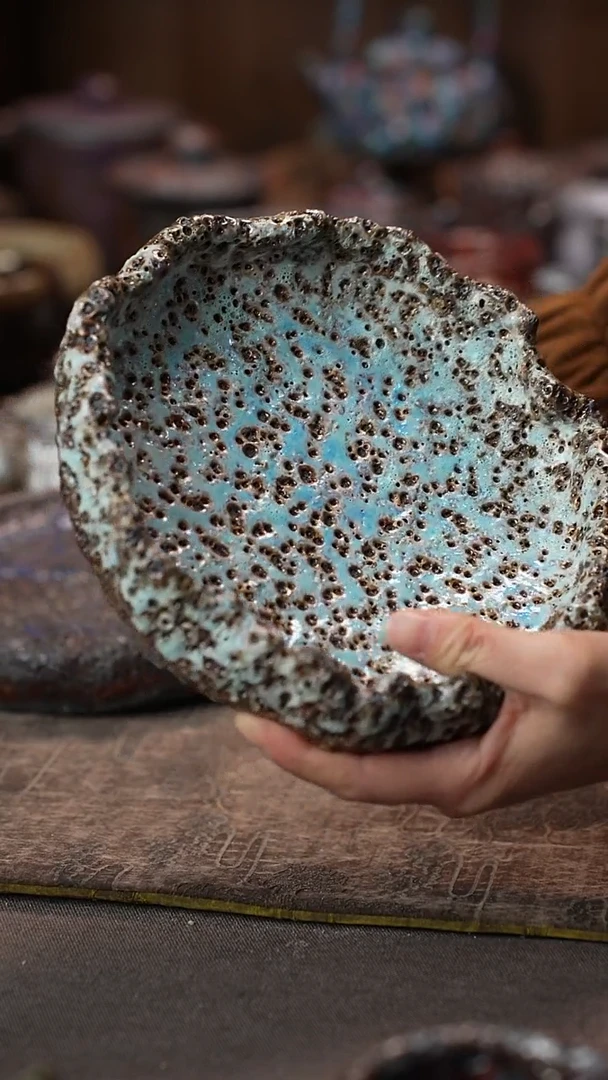 烟***生景德镇柴烧志野杯