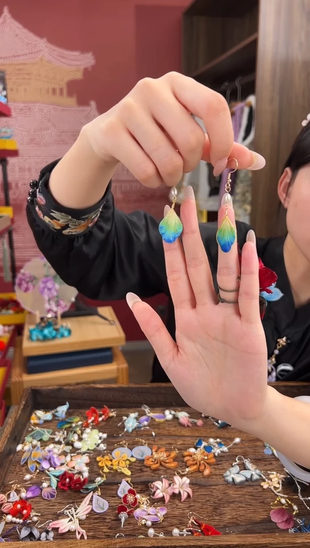 【闪购商品】刺绣苏绣世家非遗手工（耳环）