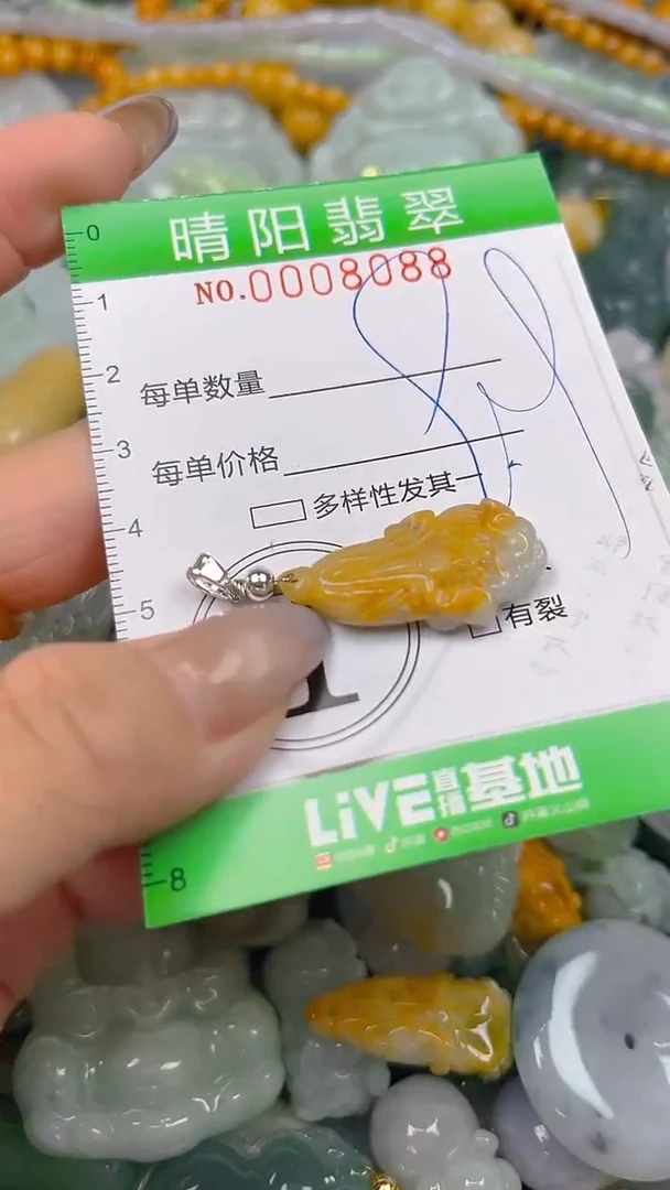 翡翠未镶嵌颈饰闪购0008088