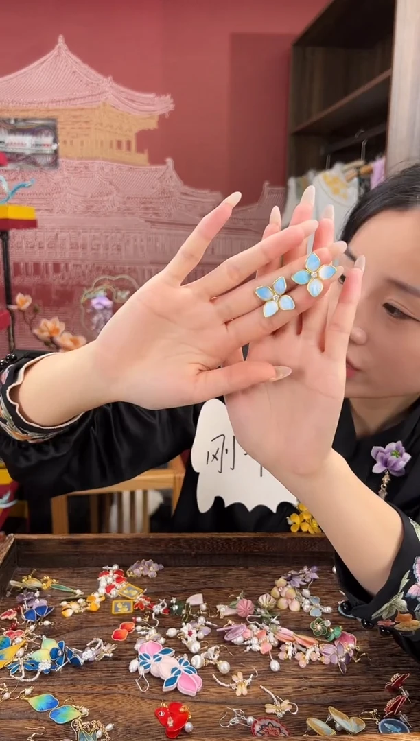 【闪购商品】刺绣苏绣世家非遗手工（耳环）