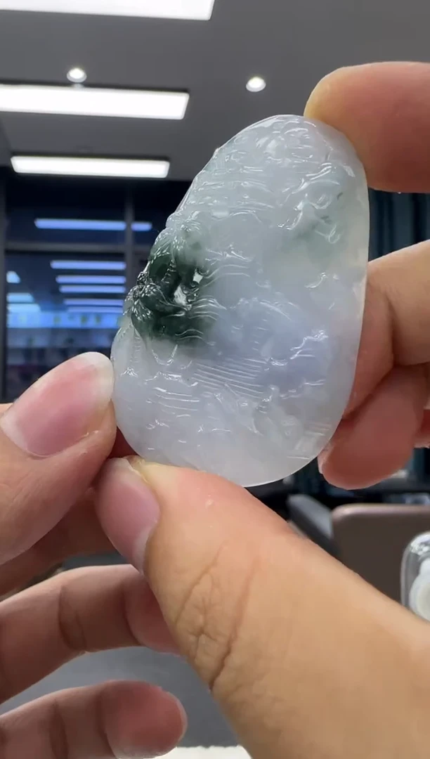 颈饰未镶嵌翡翠多样性天然翡翠A货孤品