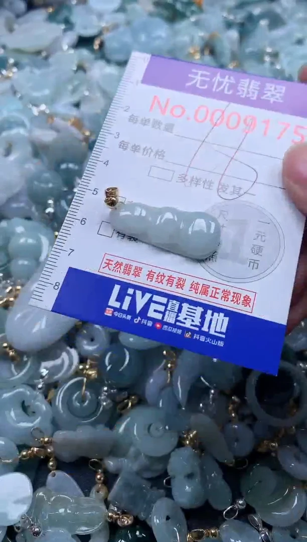 翡翠未镶嵌吊坠(不含链)9175