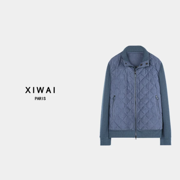 高级男装 秋冬季新品24s男士时尚休闲外套保暖男款轻奢 2267