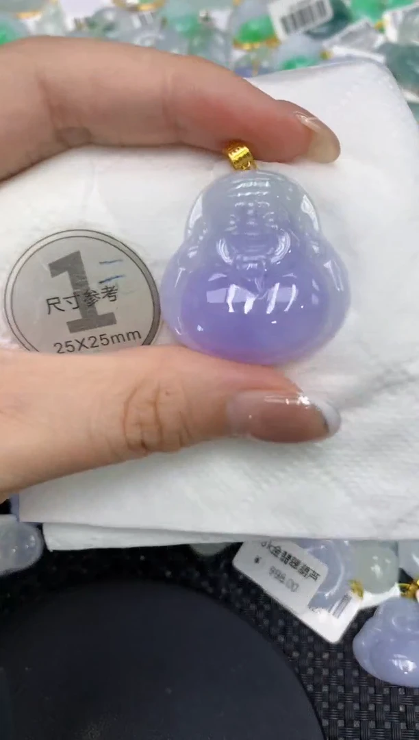 颈饰18K金镶嵌翡翠11111111