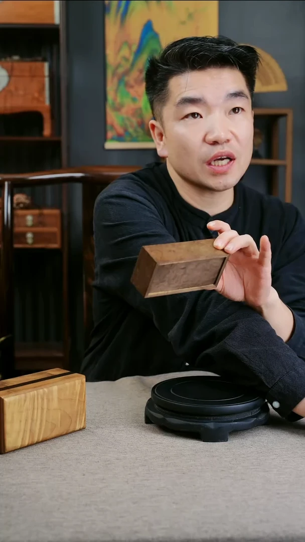 金丝楠大*金丝楠木雨滴龙胆纹推拉盒