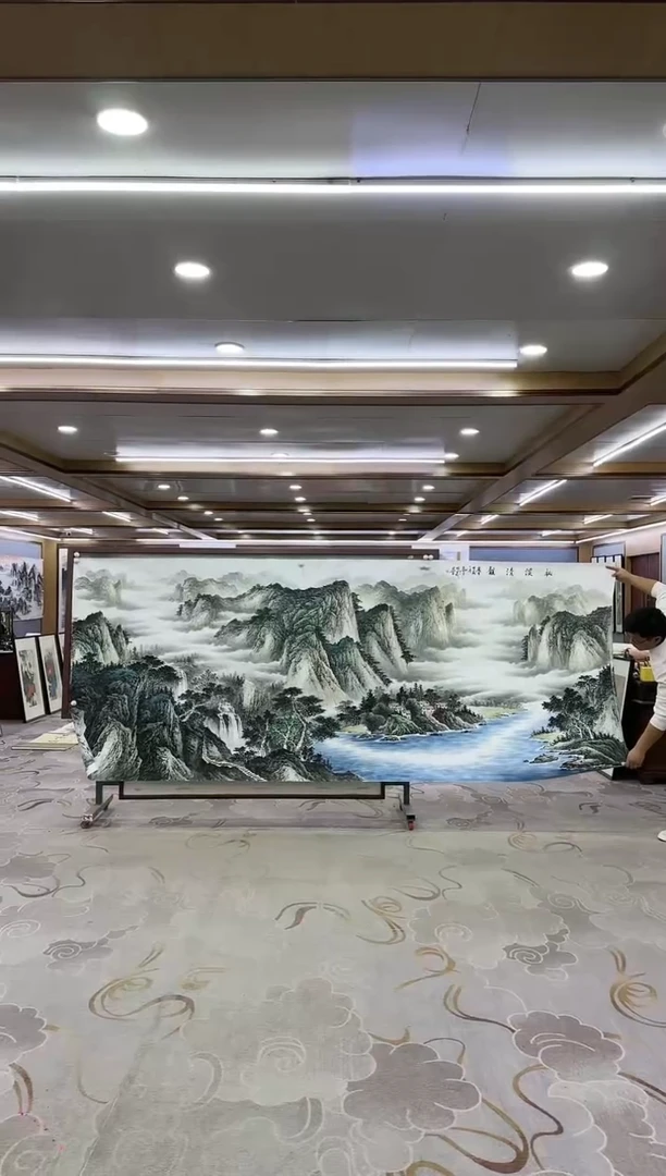 绘画一邵明义-大丈二-山水国画