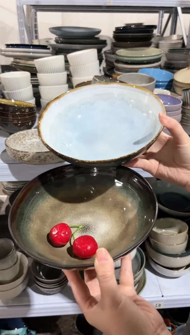 【闪购商品】瓷片外贸尾货瑕疵满20包邮X2 面碗组合