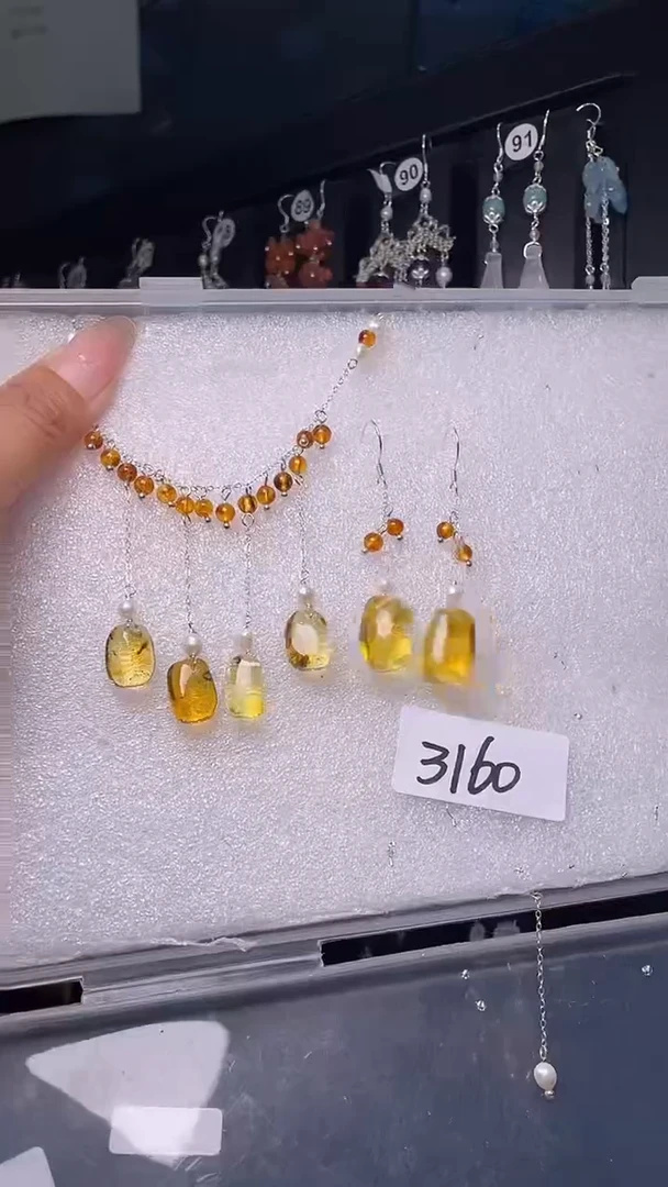 银S925镶嵌耳饰紫晶喜欢拍