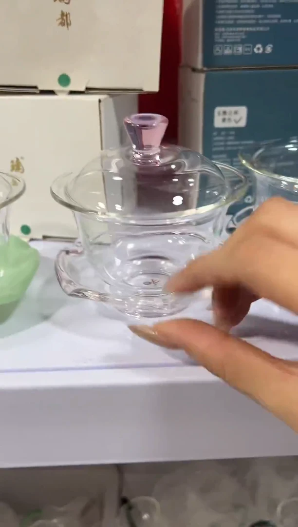 粉色盖碗三才111122