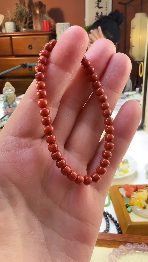 【闪购商品】南红玛瑙手串未镶嵌南红5mm