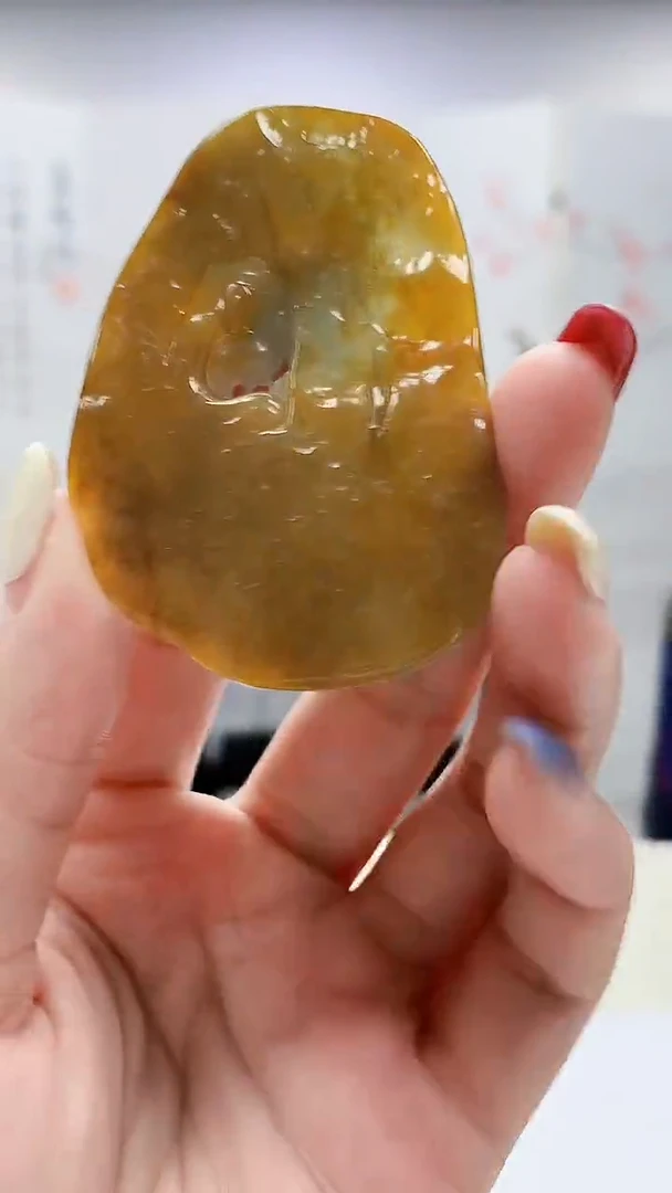 未镶嵌定制翡翠4829lr-毛货挂件49