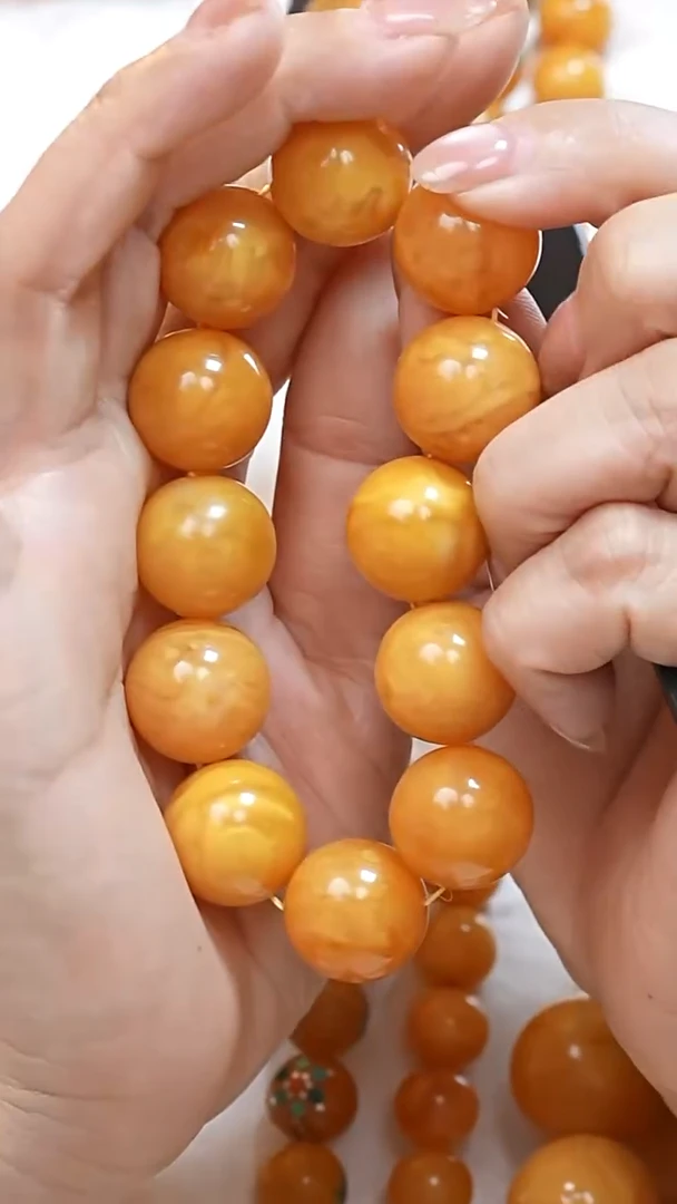 蜜蜡颈饰未镶嵌7767天然蜜蜡珠宝奇石全部保真