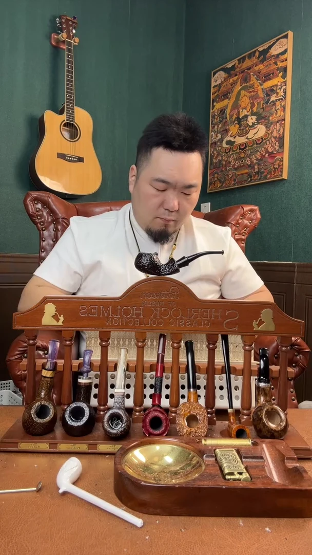 石楠木木雕款意大利进口石楠木烟斗