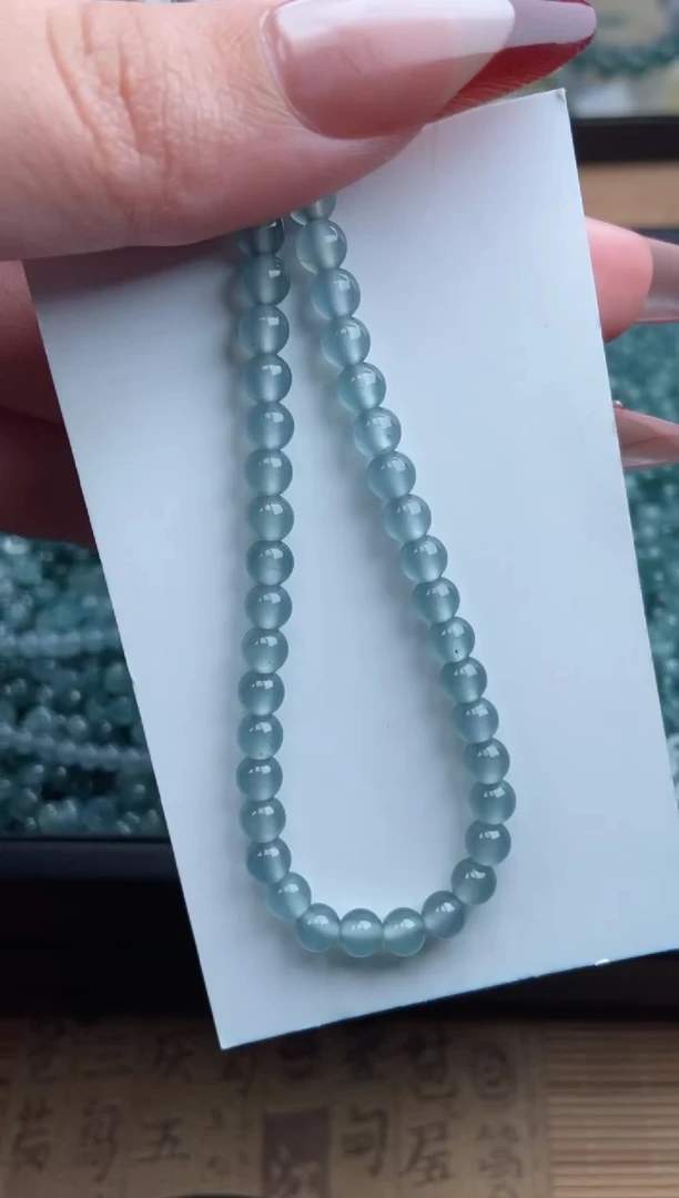 【闪购商品】翡翠手串未镶嵌多样性发货37颗卡5