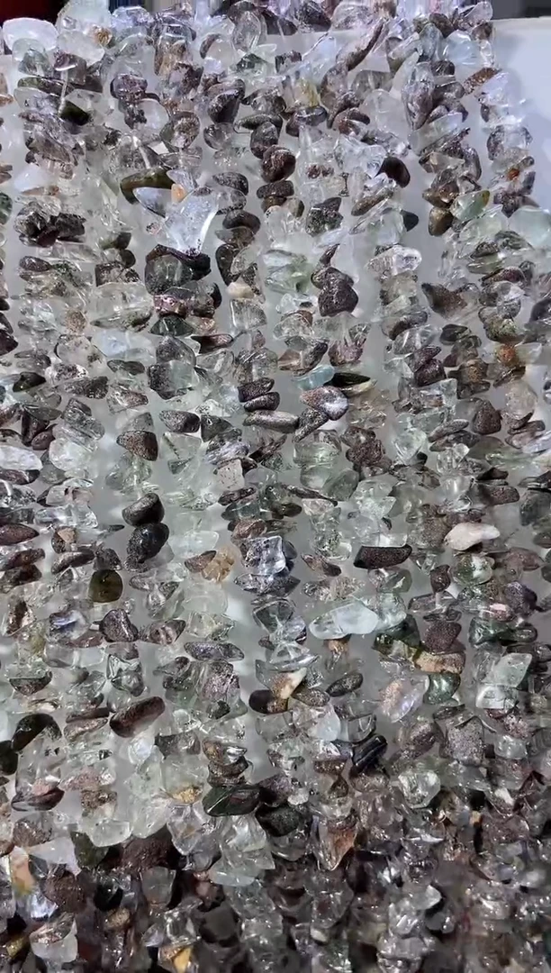 水晶珠宝半成品未镶嵌绿幽灵