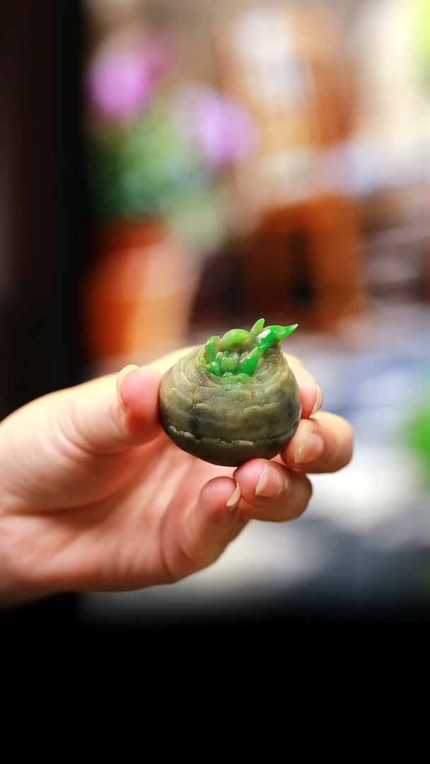 未镶嵌摆件翡翠马蹄