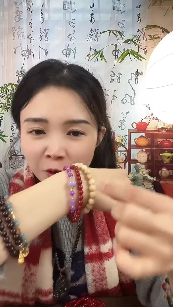 【闪购商品】白玉菩提吊坠砂砂双圈设计款配奶香手串